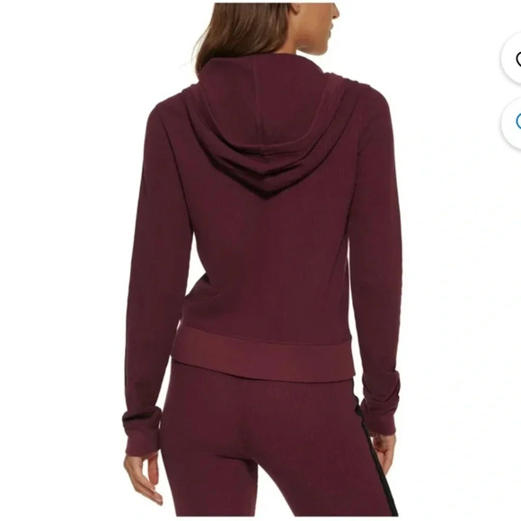 CALVIN KLEIN PERFORMANCE Cotton Blend Waffle Jacket - Picture 2 of 7